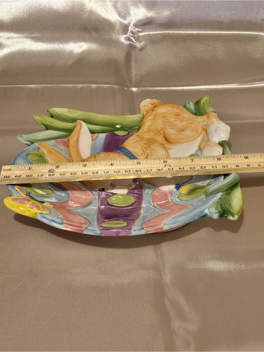 Fitz & Floyd “Painting Easter Eggs” Decorative Plate